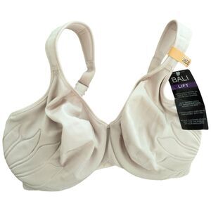 Bali Side Shaping Underwire Lift Bra. 36DD. NEW.